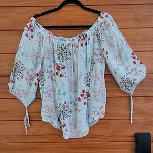 Krazy Kat floral blouse